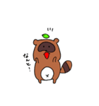 タヌキのぽんちゃん。（個別スタンプ：18）