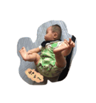 赤ちゃんが言いそう 笑（個別スタンプ：3）