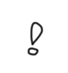 ヘタ文字で一言（個別スタンプ：15）