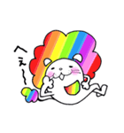 虹ライオン（個別スタンプ：9）