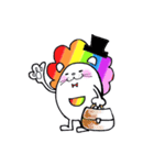 虹ライオン（個別スタンプ：31）