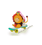 Lion LULU works log: German（個別スタンプ：7）