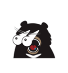 Awei black bear（個別スタンプ：5）