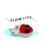 Red Turtle With Black Shell（個別スタンプ：6）