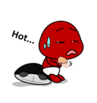 Red Turtle With Black Shell（個別スタンプ：19）