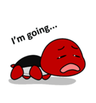 Red Turtle With Black Shell（個別スタンプ：25）