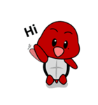 Red Turtle With Black Shell（個別スタンプ：36）