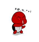 Red Turtle With Black Shell（個別スタンプ：37）