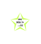シンプル日常会話(日本語 ローマ字)（個別スタンプ：3）