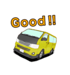 ワゴン車、キャンピングカー、パート2（個別スタンプ：1）