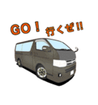 ワゴン車、キャンピングカー、パート2（個別スタンプ：2）