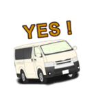 ワゴン車、キャンピングカー、パート2（個別スタンプ：11）