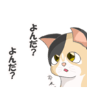 三毛猫のハナカ（個別スタンプ：3）
