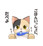 三毛猫のハナカ（個別スタンプ：16）