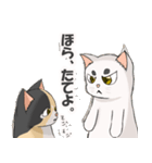 三毛猫のハナカ（個別スタンプ：36）