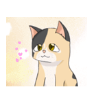 三毛猫のハナカ（個別スタンプ：38）