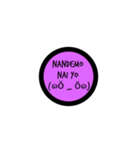 シンプル日常会話(日本語 ローマ字)②（個別スタンプ：4）