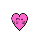 シンプル日常会話(日本語 ローマ字)②（個別スタンプ：15）