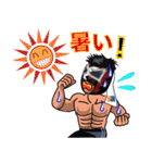 覆面プロレスラー モスキート 夏バージョン（個別スタンプ：1）