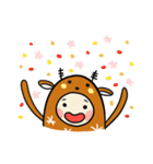 deeeer and tiger's routine（個別スタンプ：12）