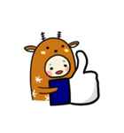 deeeer and tiger's routine（個別スタンプ：14）