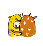 deeeer and tiger's routine（個別スタンプ：26）