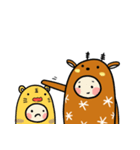 deeeer and tiger's routine（個別スタンプ：36）