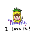 Pupu face girl（個別スタンプ：18）