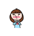 Pupu face girl（個別スタンプ：24）