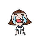 Pupu face girl（個別スタンプ：28）
