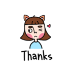Pupu face girl（個別スタンプ：31）