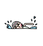 Pupu face girl（個別スタンプ：37）