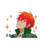 handsome man is whisper seductively4（個別スタンプ：11）