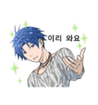 handsome man is whisper seductively4（個別スタンプ：28）