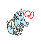 Cute Dragon King（個別スタンプ：2）