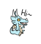 Cute Dragon King（個別スタンプ：9）