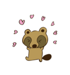 のんびりたぬしゃん（個別スタンプ：3）