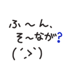 大きめ文字の富山弁と顔文字のスタンプ（個別スタンプ：25）