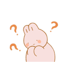 ライオンさんとウサギさんのスタンプ（個別スタンプ：13）