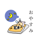 ラビット宮本（個別スタンプ：18）