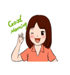 Static girl（個別スタンプ：3）