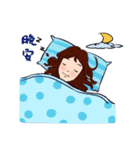 Static girl（個別スタンプ：4）