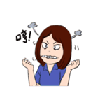 Static girl（個別スタンプ：19）