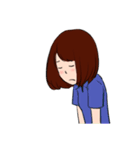 Static girl（個別スタンプ：26）