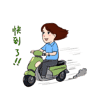 Static girl（個別スタンプ：34）