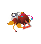 Lion LULU works log: Spanish（個別スタンプ：8）