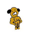 筋肉犬（個別スタンプ：1）