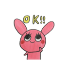うさぎのにまりちゃん（個別スタンプ：5）
