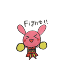 うさぎのにまりちゃん（個別スタンプ：10）
