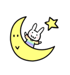 レインボーうさぎ（個別スタンプ：4）